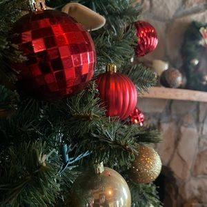 24Pcs Shatterproof Christmas Balls Xmas Tree Decor Ornaments Hanging Balls USA